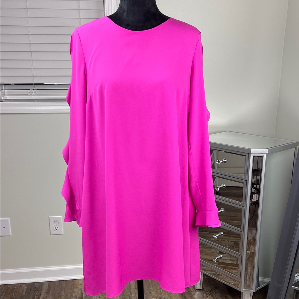 CeCe Vibrant Hot Pink Dress Ladies Size 8